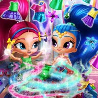 Shimmer And Shine Wardrobe Cleaning Game 
