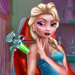 Ice Queen Vaccines Injection Game 