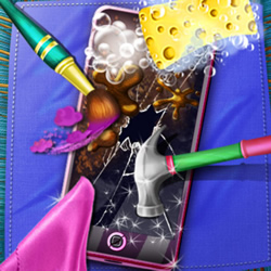 Dotted Girl Broken Phone Game 
